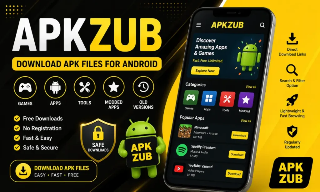APKZub APK Download Android Apps & Mod Files Free 2026 1 APKZub