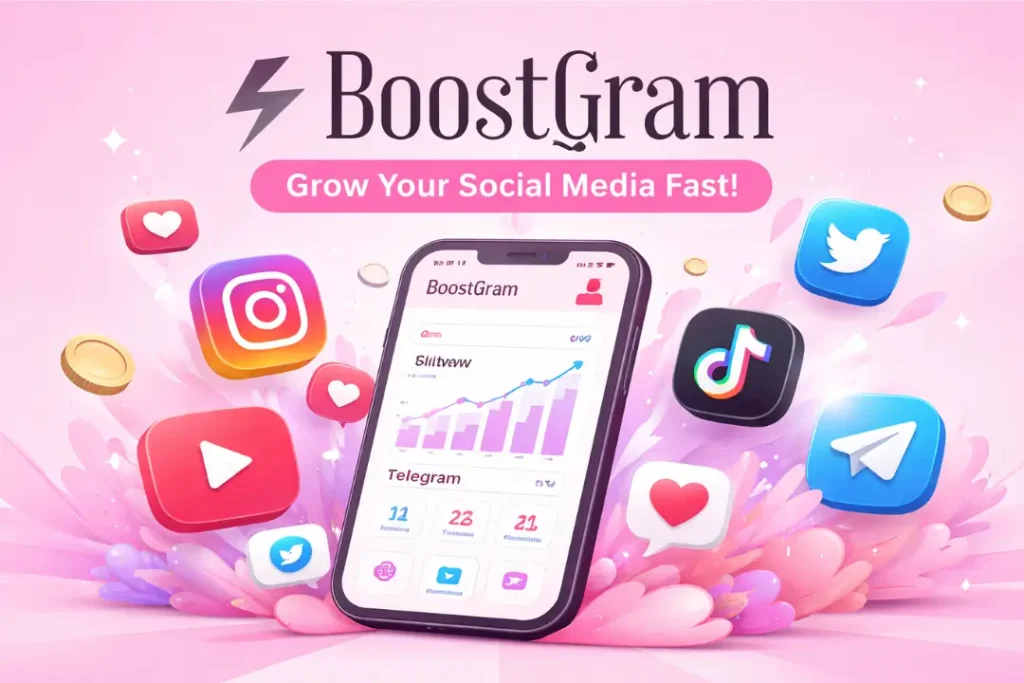 BoostGram - Grow Instagram, YouTube & TikTok Fast 2026 1 BoostGram